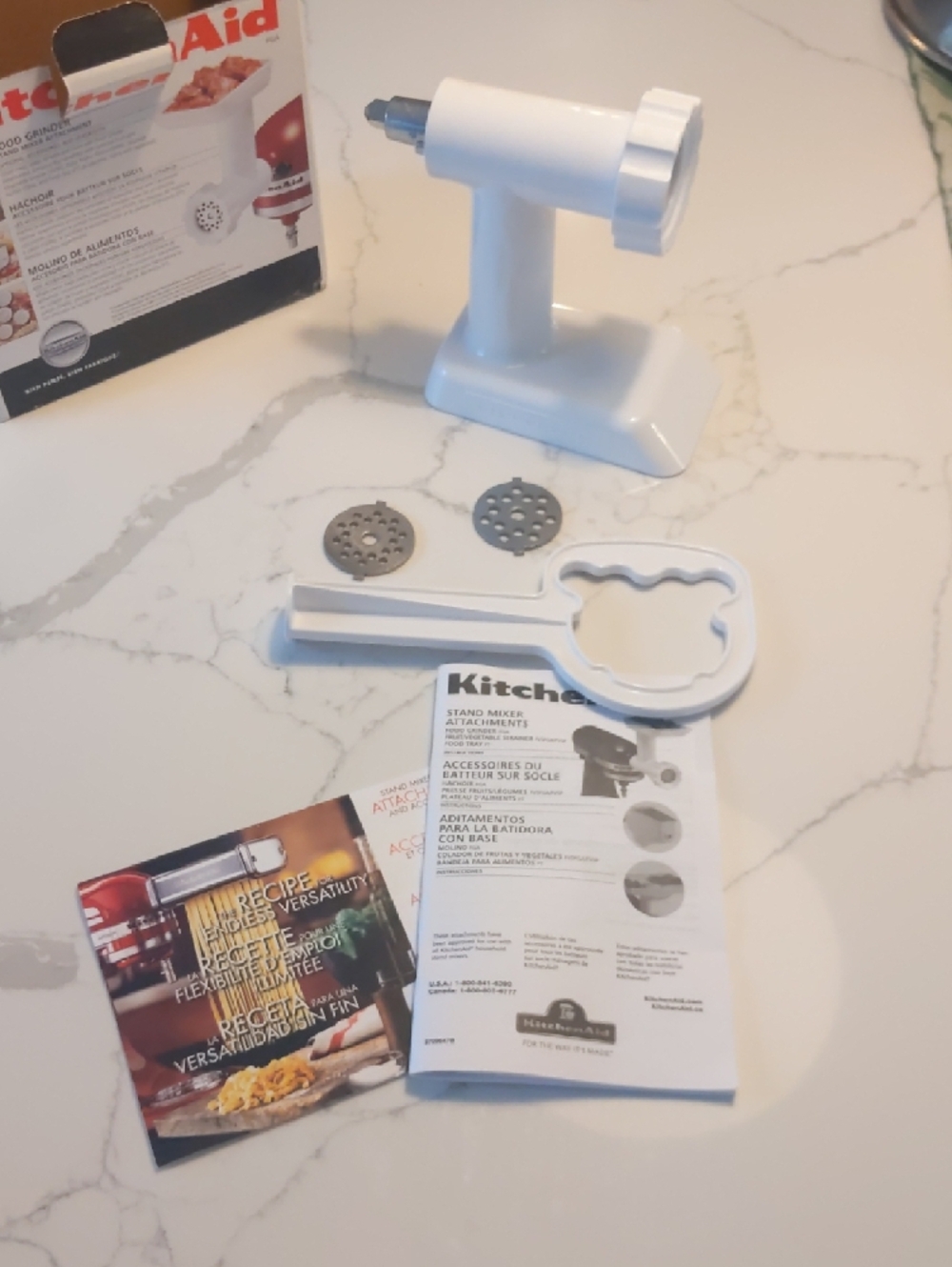 KitchenAid Food Grinder Stand Mixer Attachment - Picture 4 of 5